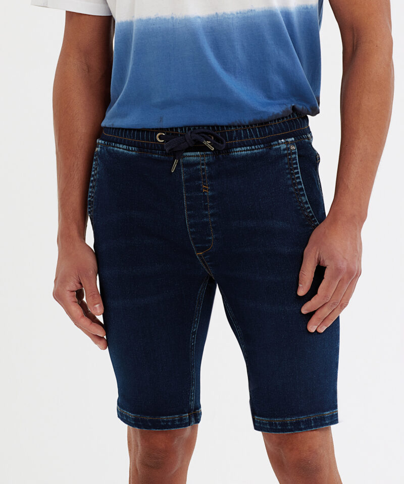 Men?s denim drawstring shorts