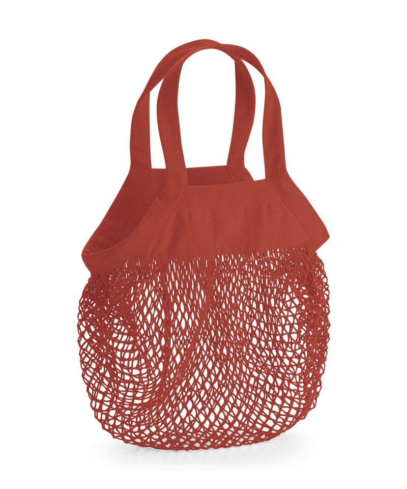 Organic cotton mini mesh grocery bag