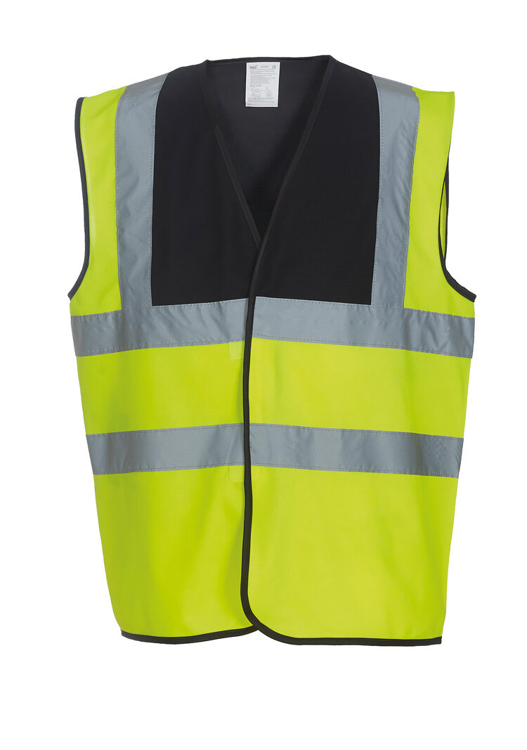 Hi-vis 2-band-and-braces waistcoat (HVW100) - Image 4