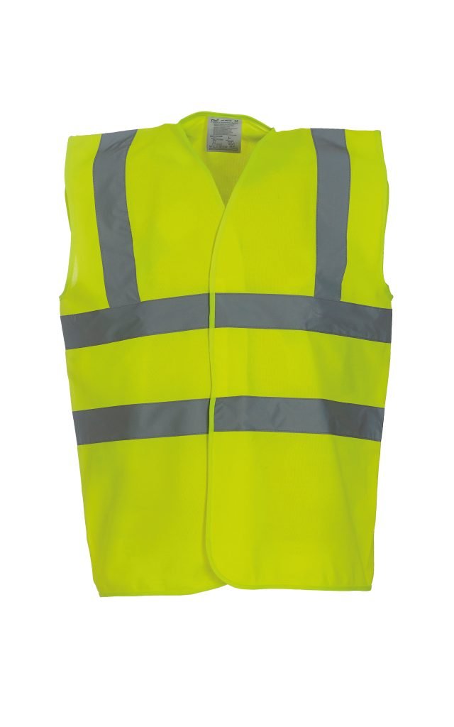 YK001 Hi-vis 2-band-and-braces waistcoat (HVW100)
