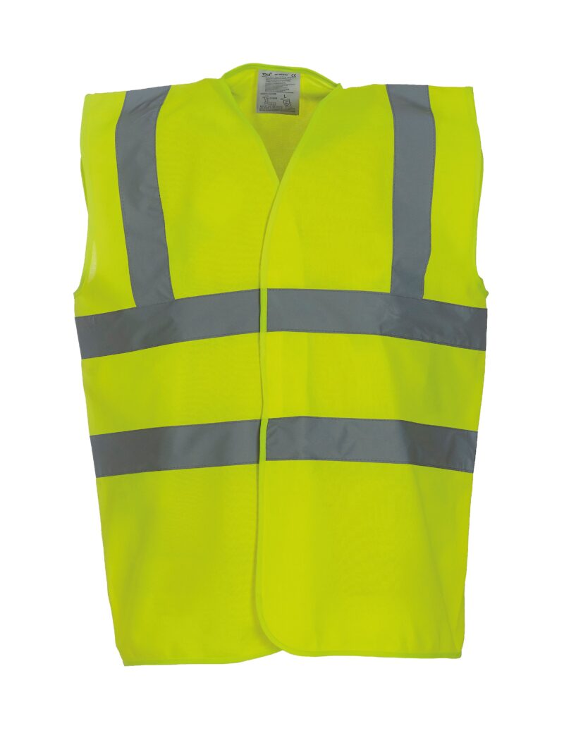 YK001 Hi-vis 2-band-and-braces waistcoat (HVW100) - Image 2