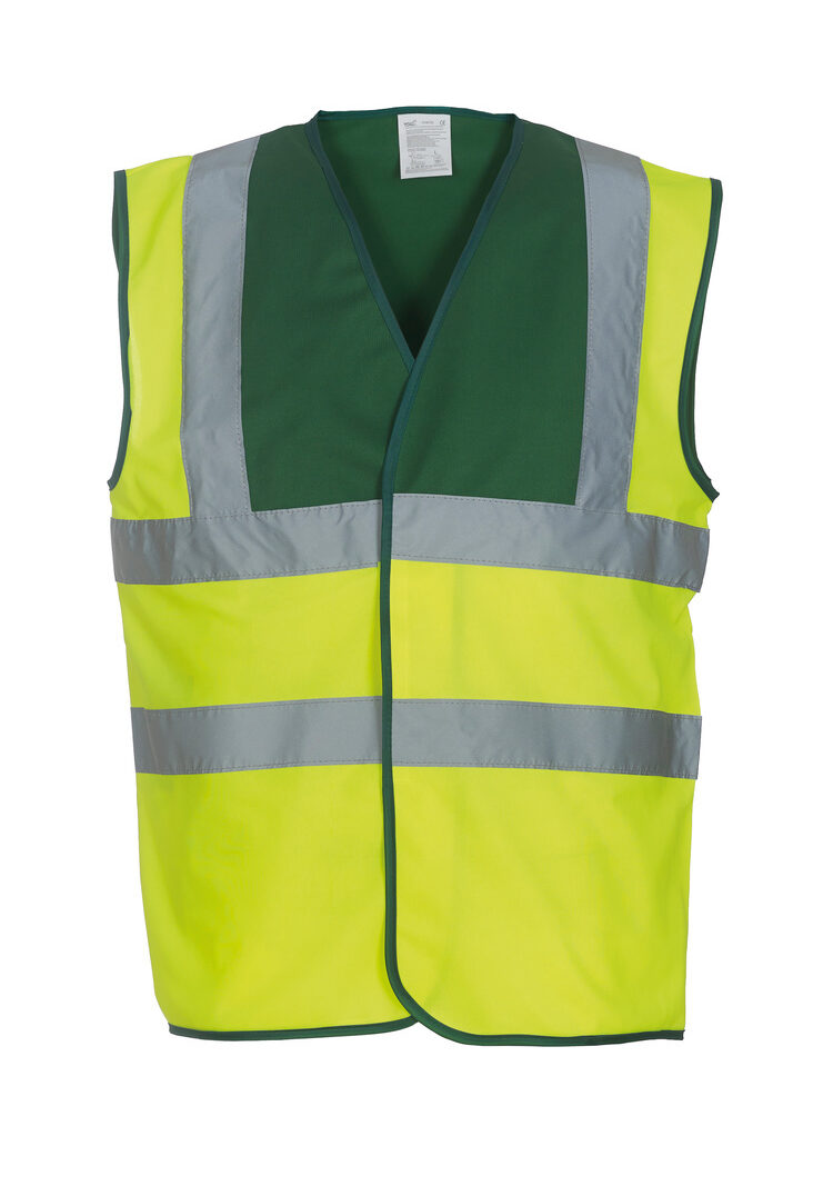 Hi-vis 2-band-and-braces waistcoat (HVW100) - Image 6