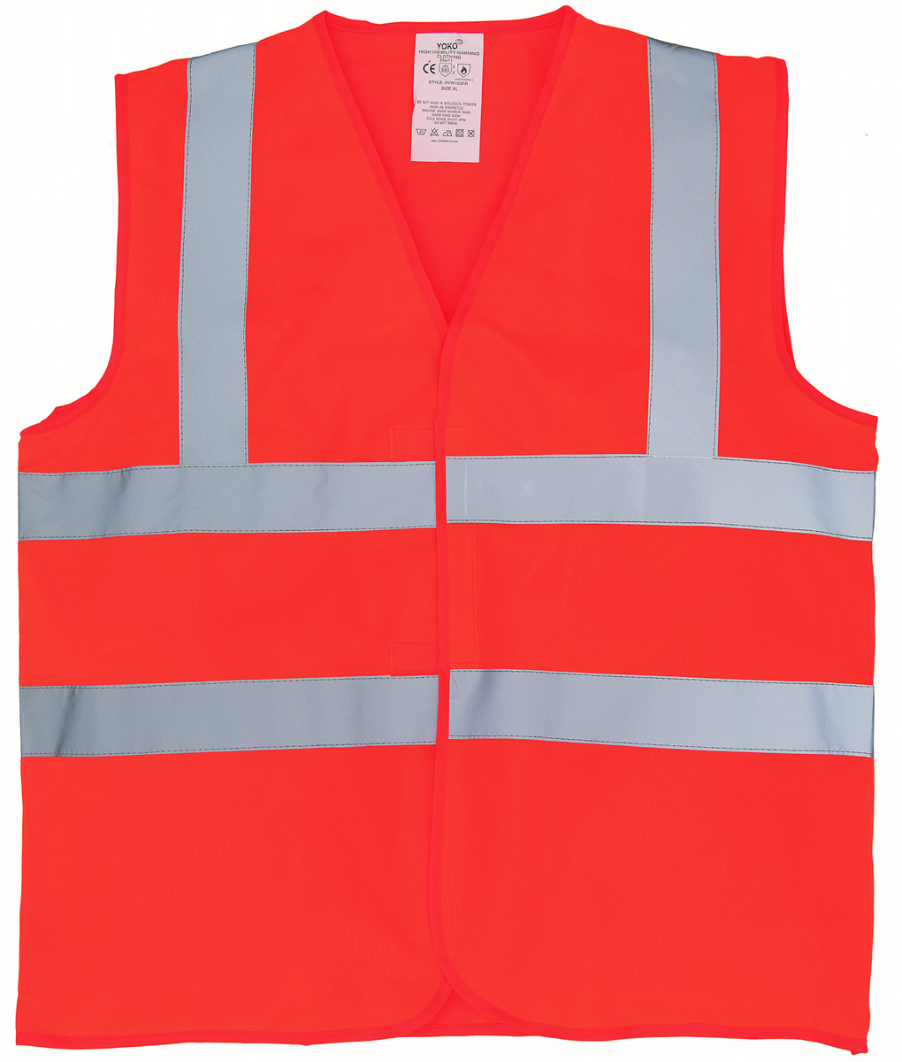 Flame-retardant hi-vis sleeveless waistcoat (HVW100FR) - Image 3