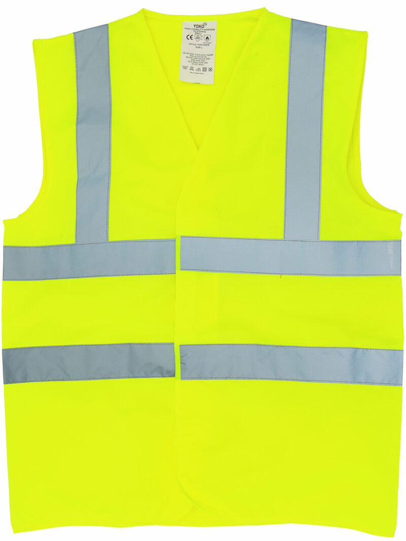 Flame-retardant hi-vis sleeveless waistcoat (HVW100FR) - Image 4