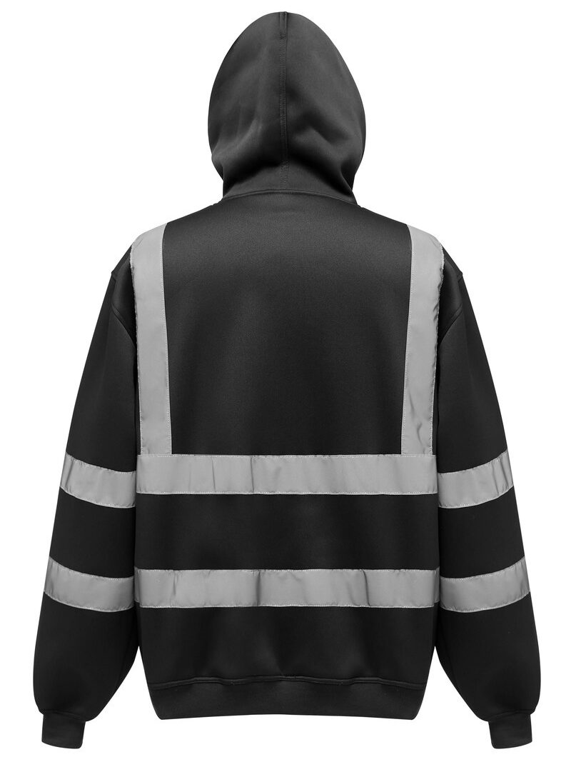 Hi-vis pull-over hoodie (HVK05) - Image 3