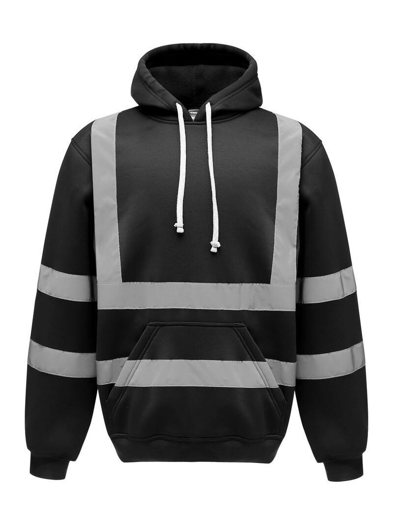 Hi-vis pull-over hoodie (HVK05) - Image 4