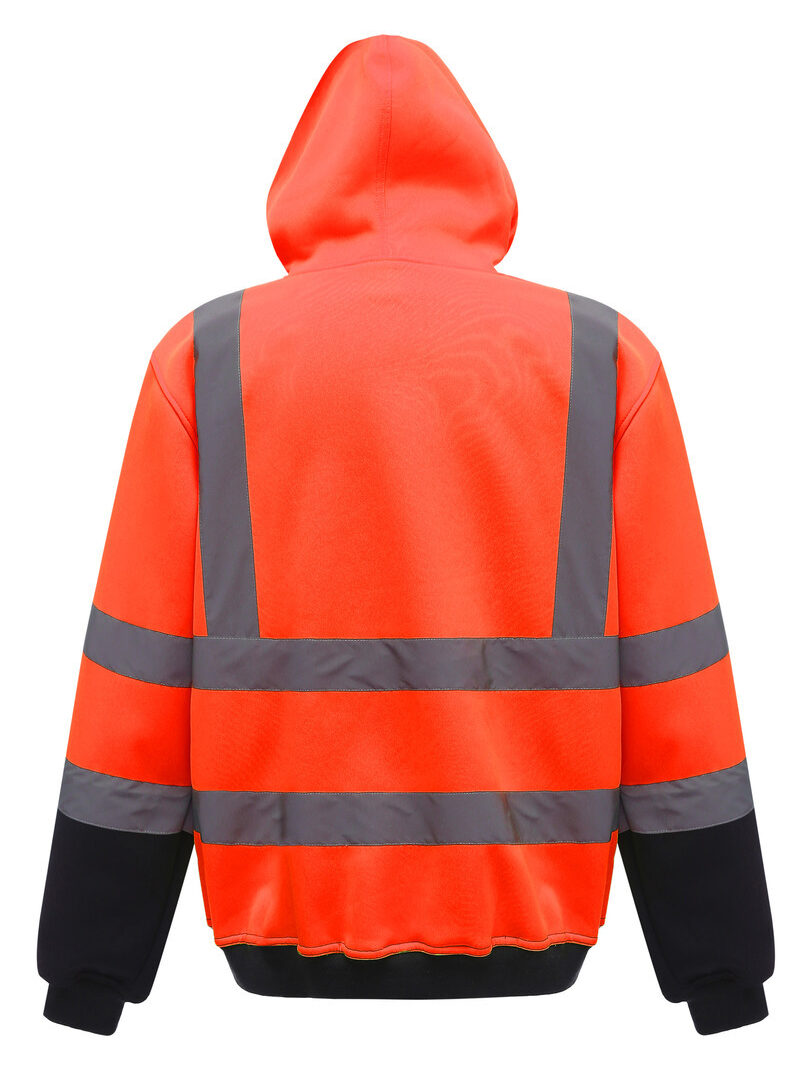 Hi-vis pull-over hoodie (HVK05) - Image 2