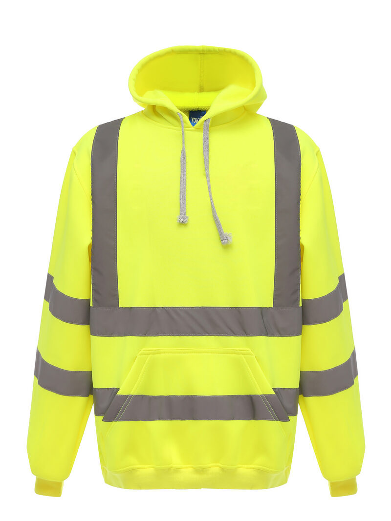 Hi-vis pull-over hoodie (HVK05) - Image 10