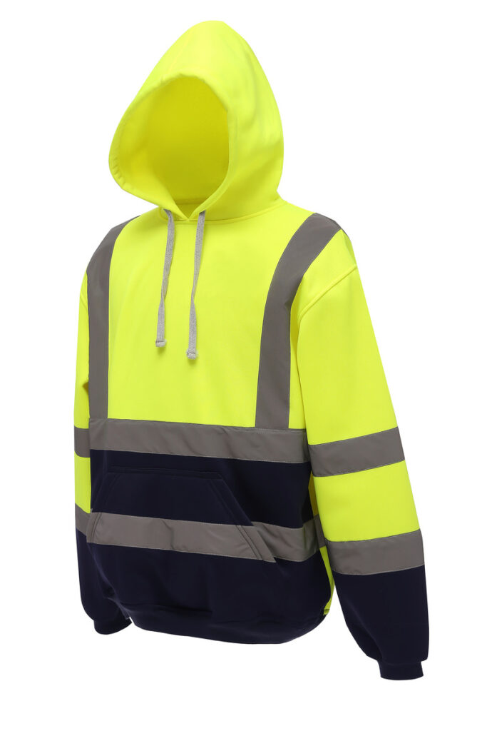 Hi-vis pull-over hoodie (HVK05)
