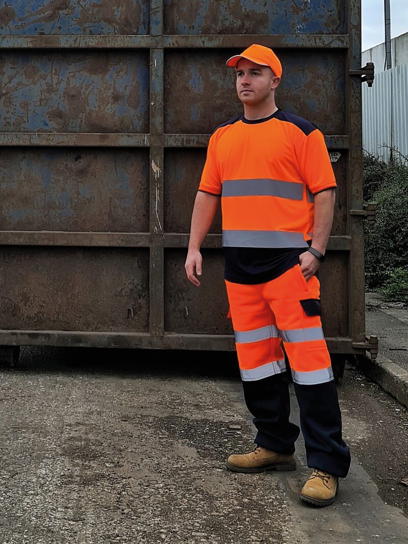 Hi-vis two-tone t-shirt (HVJ400) - Image 2