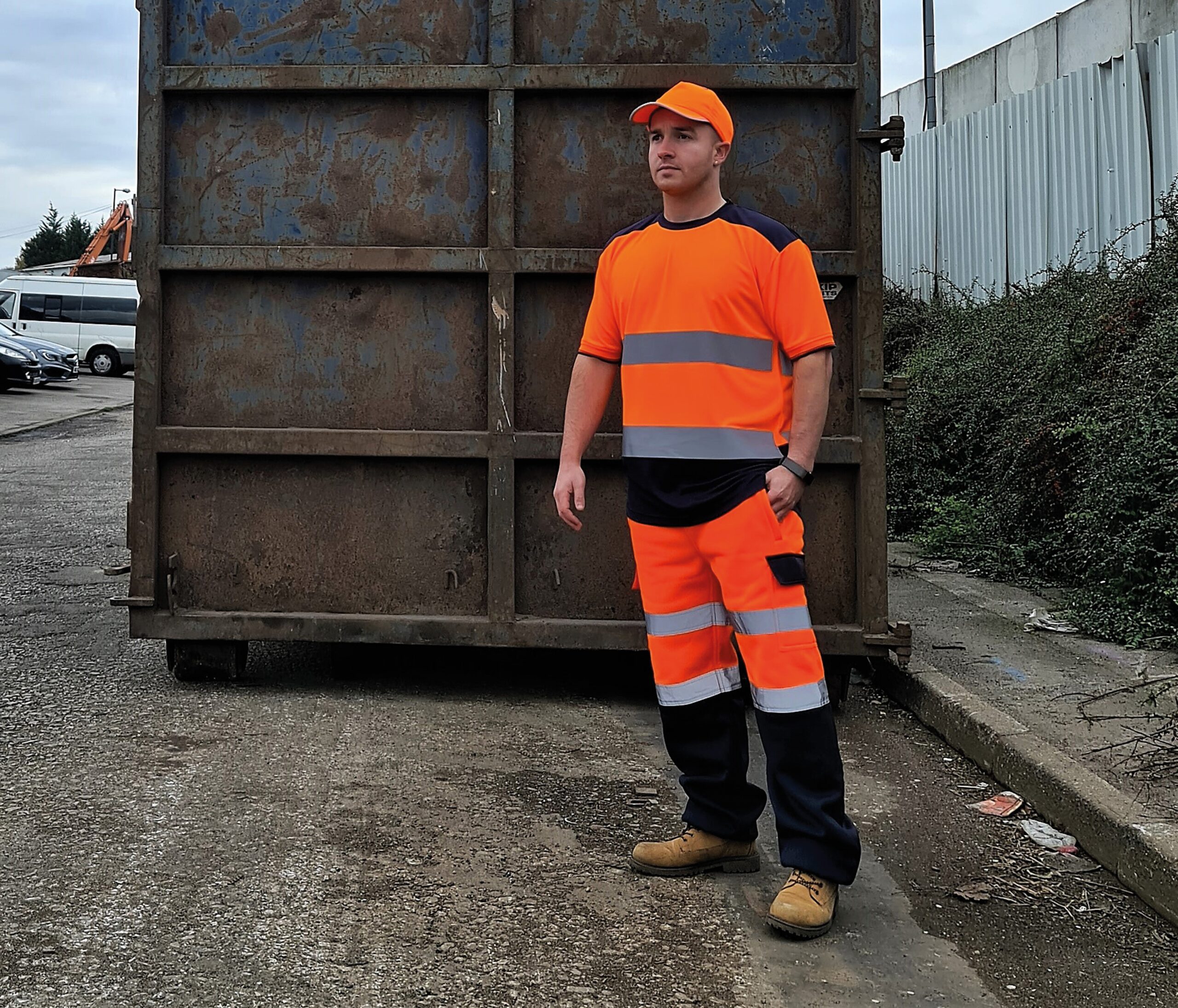 Hi-vis two-tone t-shirt (HVJ400) - Image 2