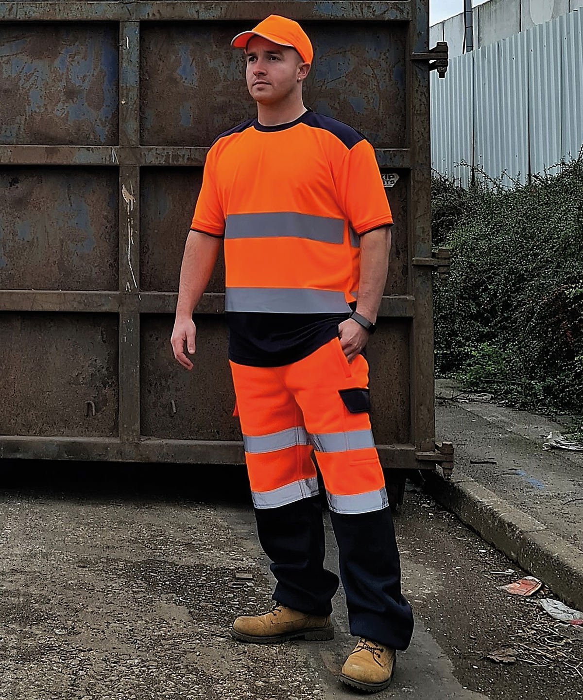 Hi-vis two-tone t-shirt (HVJ400) - Image 1