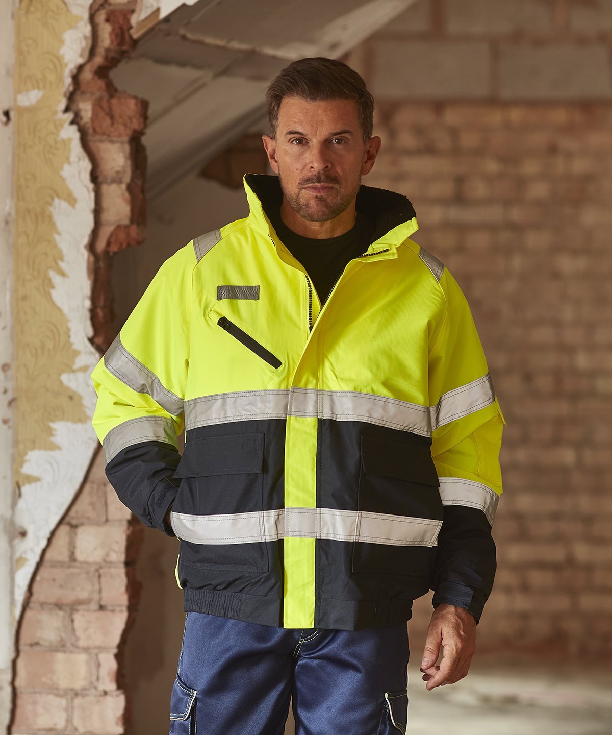 Hi-vis fontaine flight jacket (HVP209) - Image 1