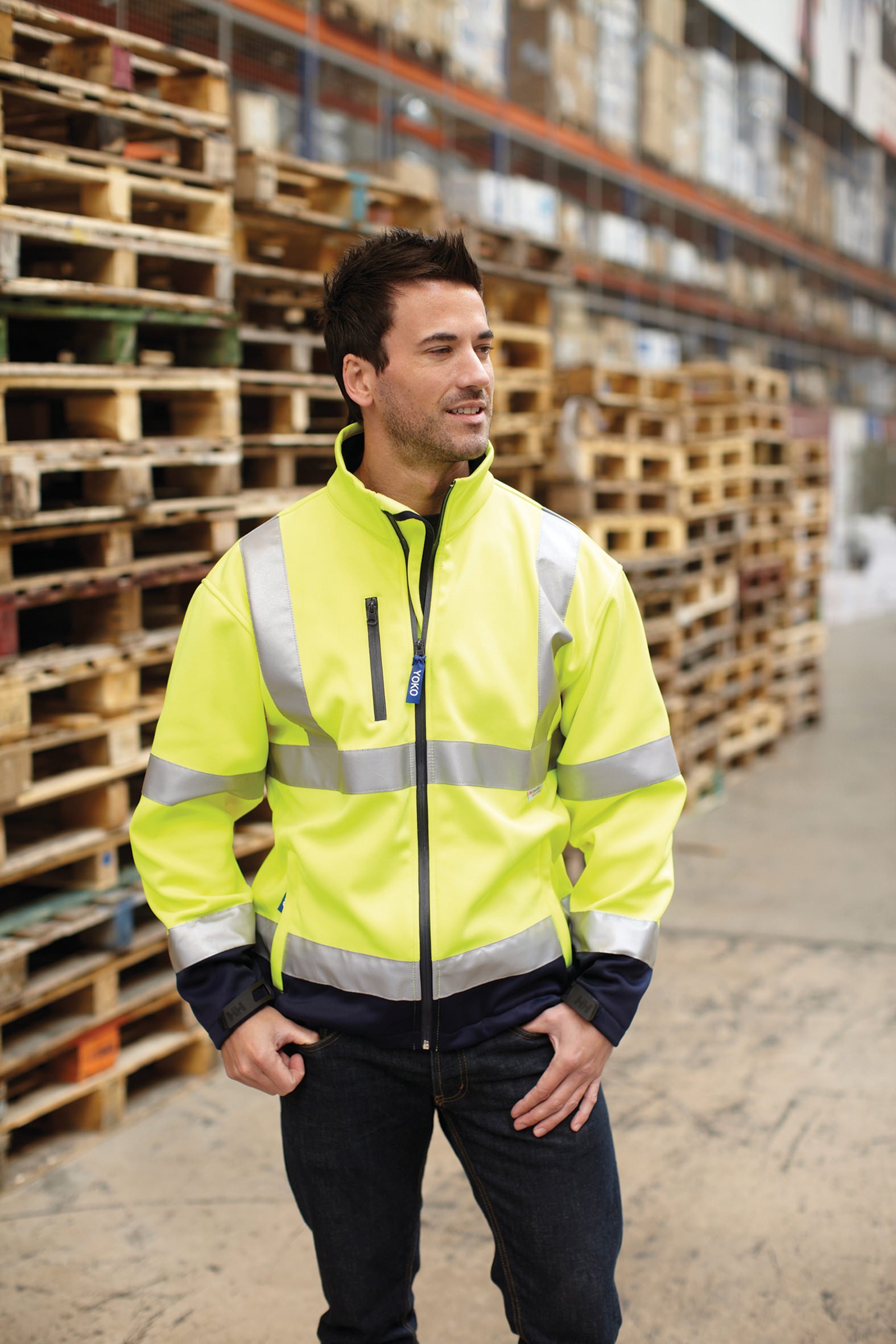 Hi-vis softshell jacket (HVK09) - Image 2