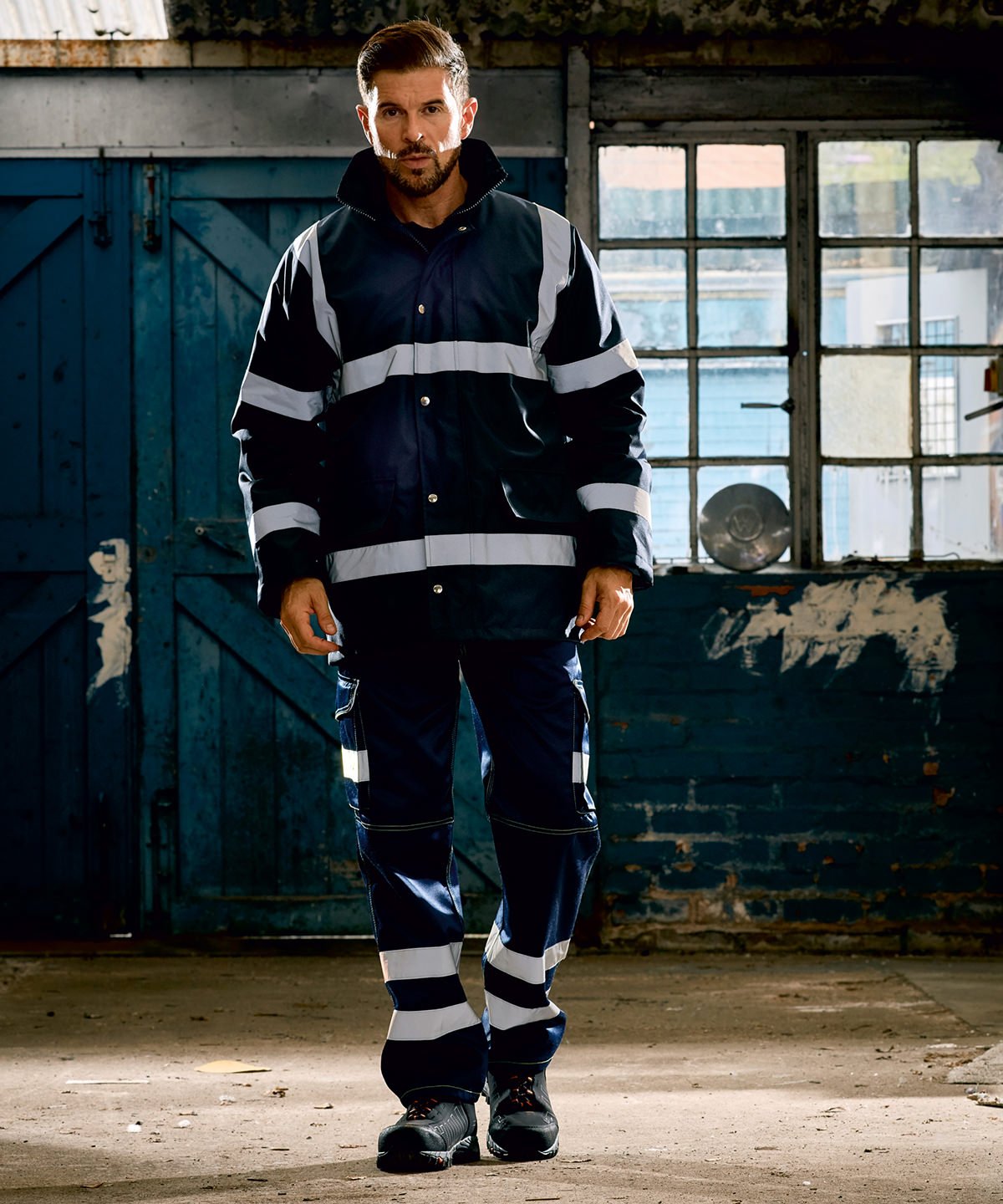Hi-vis security jacket (HVP301) - Image 1