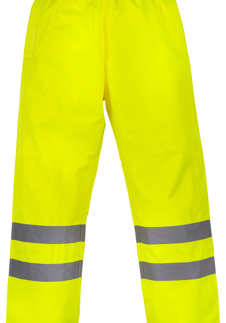 Hi-vis waterproof overtrousers (HVS461) - Image 3