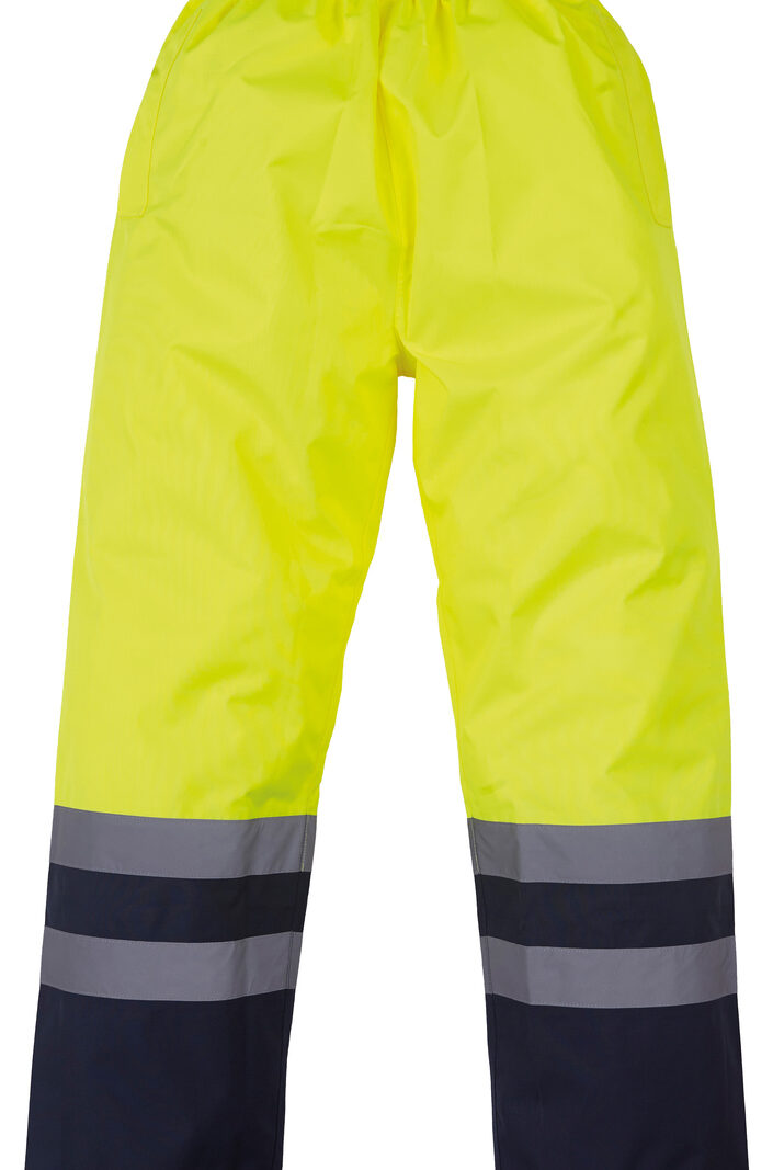 Hi-vis waterproof overtrousers (HVS463) - Image 3