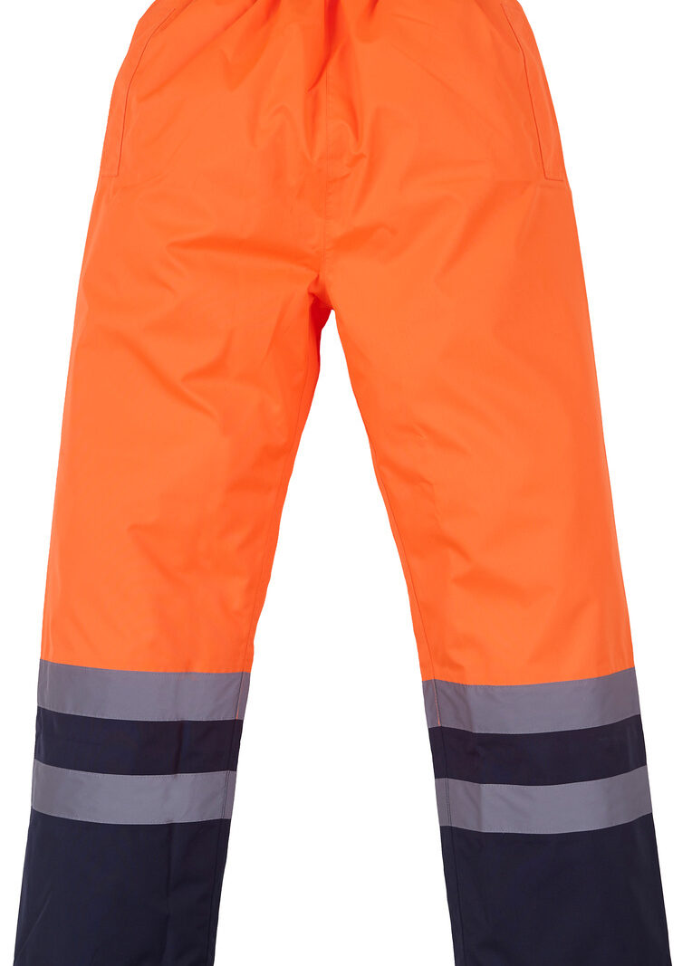 Hi-vis waterproof overtrousers (HVS463) - Image 2