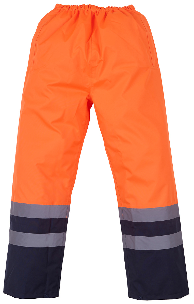 Hi-vis waterproof overtrousers (HVS463) - Image 2