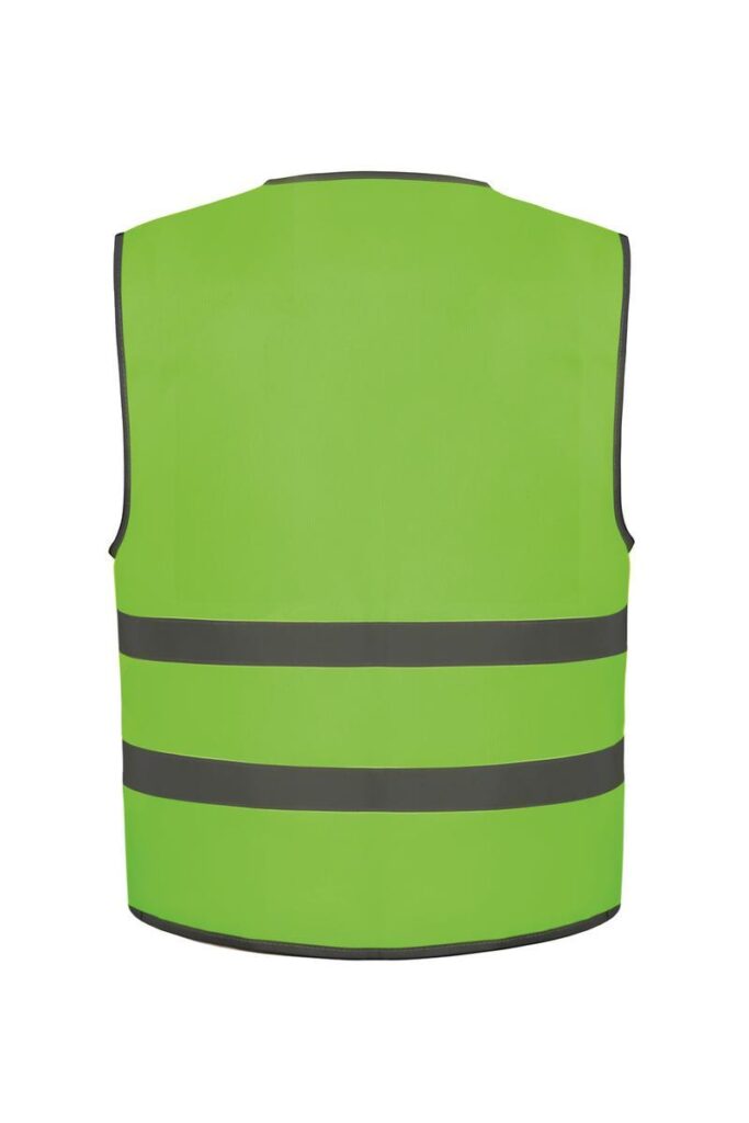 Hi-vis reflective border kids waistcoat (HVW102CH)