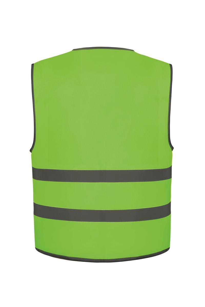 Hi-vis reflective border kids waistcoat (HVW102CH) - Image 2