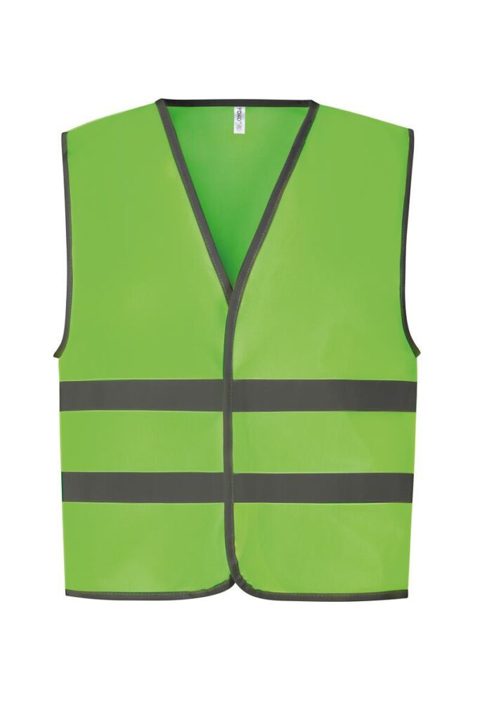 Hi-vis reflective border kids waistcoat (HVW102CH)