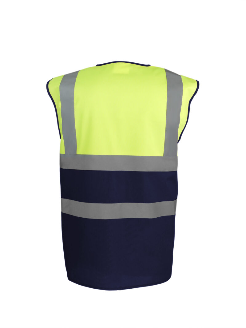 Hi-vis two-tone waistcoat (HVW122) - Image 6
