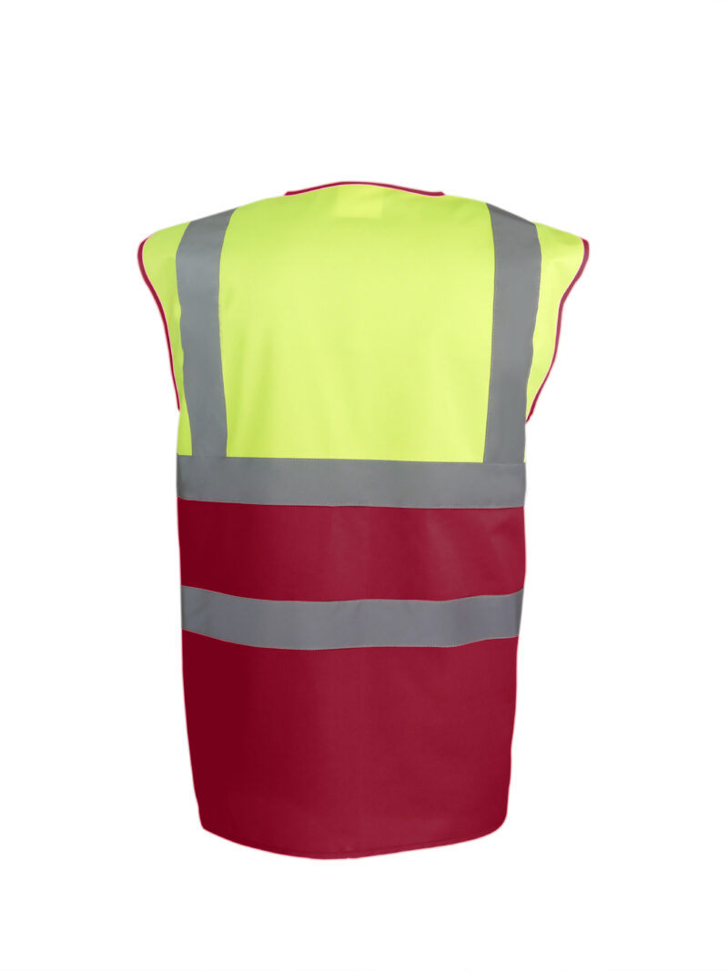Hi-vis two-tone waistcoat (HVW122) - Image 9