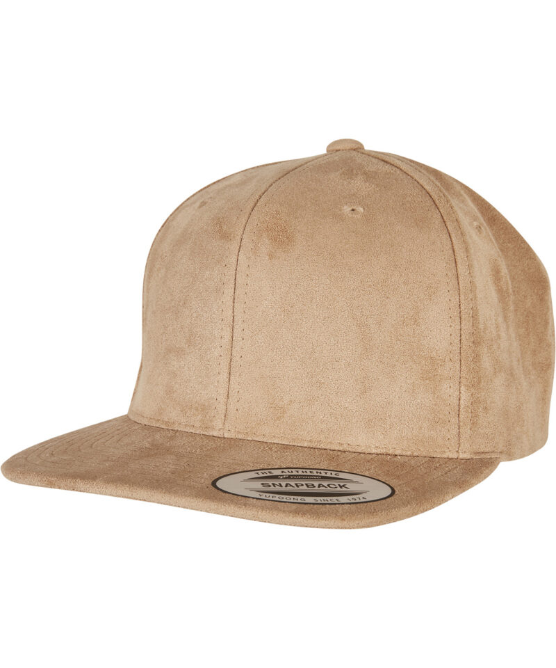 Imitation suede leather snapback (6089SU)