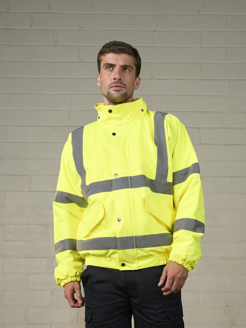 High visibility bomber jacket - Image 2