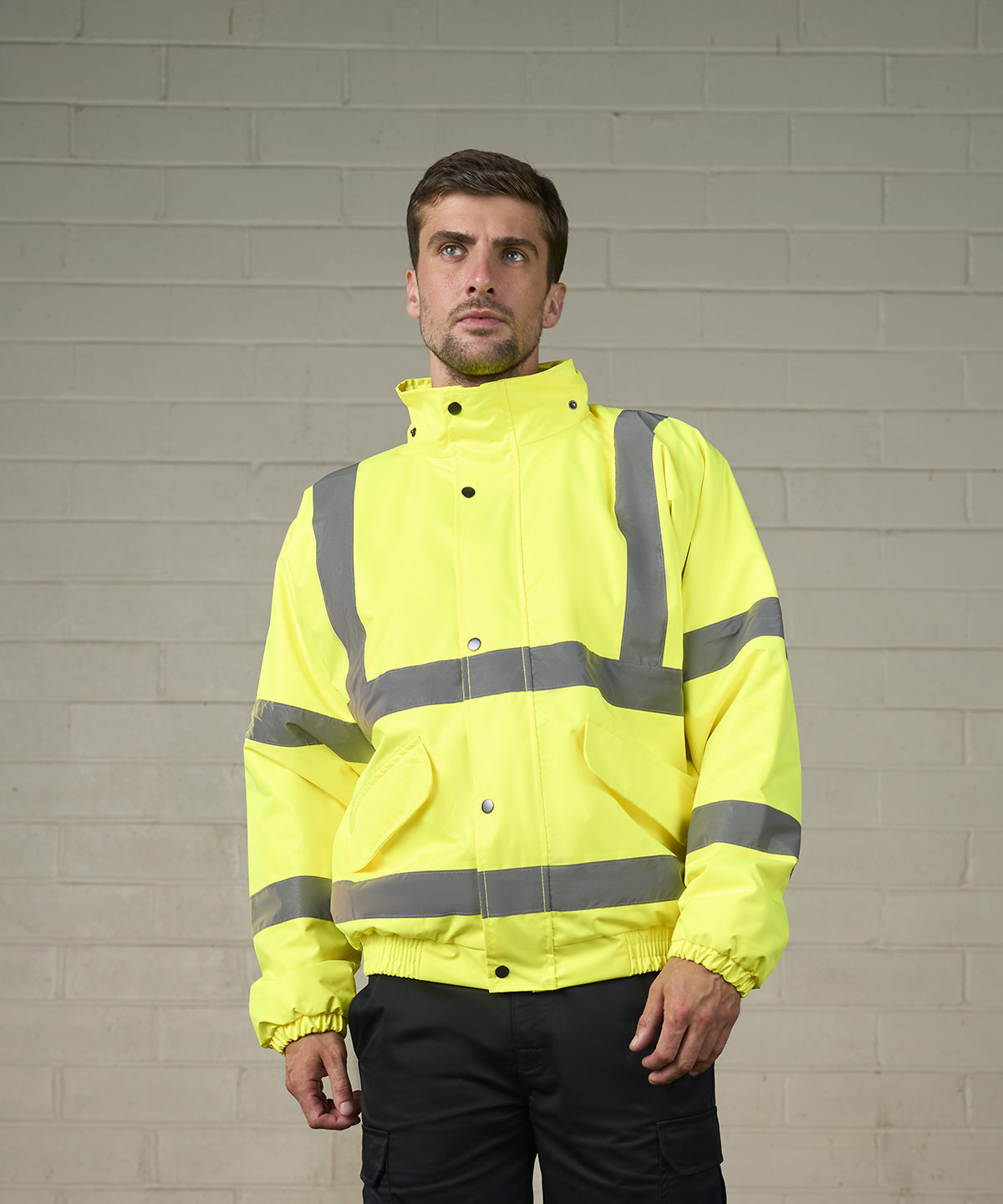 High visibility bomber jacket - Image 2