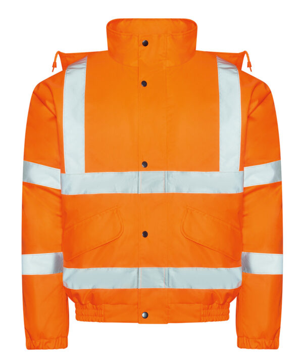 High visibility bomber jacket