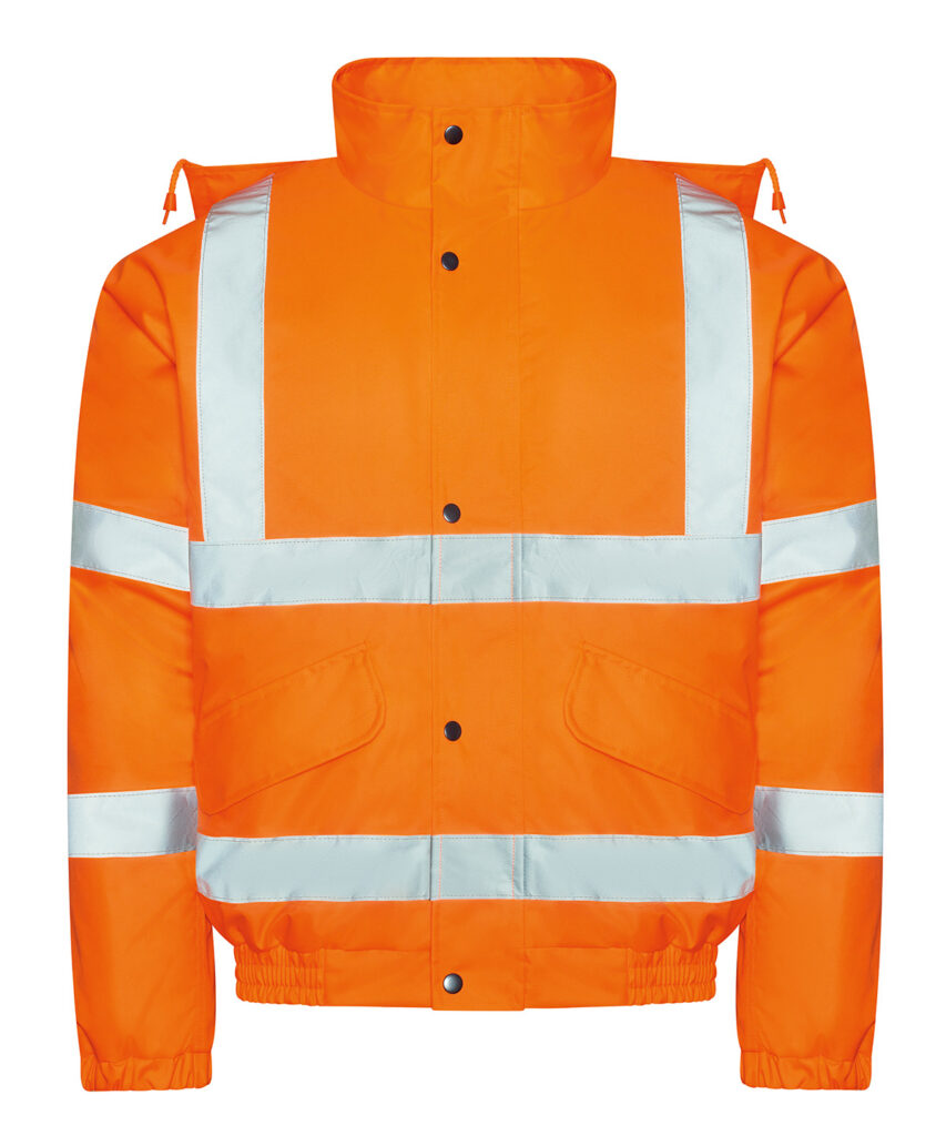 High visibility bomber jacket
