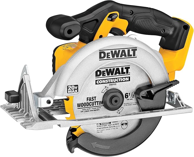 Dewalt DCS391N 18V 165mm Circular Saw with 2 x 5.0Ah Batteries Plus Charger in Case